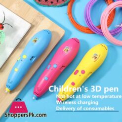 Pen Gift Toy Birthday 3D Printer Drawing Diy Christmas Creative Printing Best For Kids Low Temperature Charging Wireless3D Pens