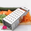 4 Sided Stainless Steel Box Cheese Carrot Food Grater Shredder Slicer