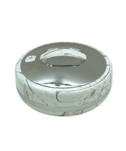 Thailand Hot Pot Round White Silver - 2 Liter 662WS-S