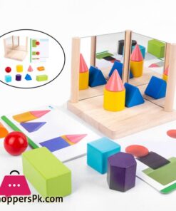 8X Mirror Blocks Mirror Frame Puzzle Preschool Early Educational Learning Development Sorter Interactive Motor Skill Toys|Wooden Blocks 11 8X Mirror Blocks Mirror Frame Puzzle Preschool Early Educational Learning Development Sorter Interactive Motor Skill Toyswooden Blocks