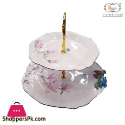 ANGELA Ceramic 2 Tier Pastry Stand BRD104