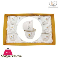 ANGELA Ceramic Piali Kawa Tea 12 Pcs Set BRD280