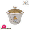 Angela Single Jar Sugar Pot Gold Lid Brd253