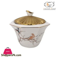 ANGELA Single Jar Sugar Pot Gold Lid BRD255