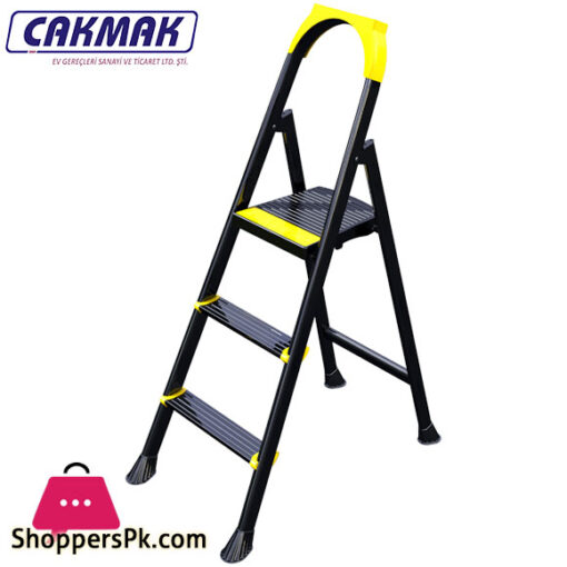 CAKMAK LEO 2+1 Metal Step Ladder Turkey Made