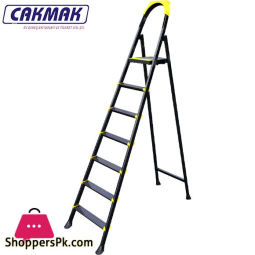 CAKMAK LEO 6+1 Metal Step Ladder Turkey Made