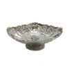 Orchid Pewter Metal Vintage Bowl (Silver) - Cd5101