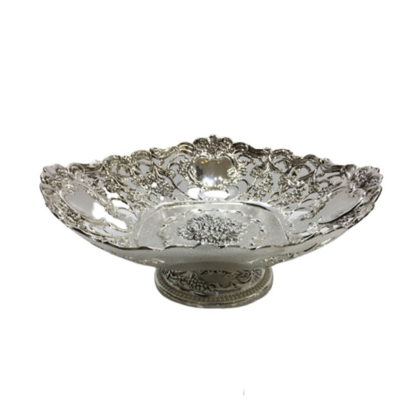 Orchid Pewter Metal Vintage Bowl (Silver) - Cd5101 3 Orchid Pewter Metal Vintage Bowl (Silver) - Cd5101