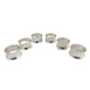 Orchid Silver Plated Napkin Ring Round (Silver) - CD5107