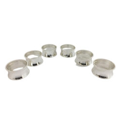 Orchid Silver Plated Napkin Ring Round (Silver) - CD5107