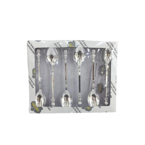 Orchid Silver Plated Tea Spoon Set - CD5265