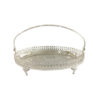 Orchid Silver Plated Oval Basket - CD5514