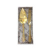 Orchid Gold Plated 2 - Pcs Cake Lifter - CD5766