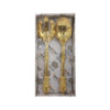 Orchid Gold Plated 2 Pcs Golden Salad Serving Spoon - Cd5864