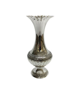 Orchid Pewter Metal Vintage Surai Vase (Silver) - CD5990