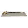 Orchid Silver Plated Long Serving Tray Large (Silver) - Cd6065