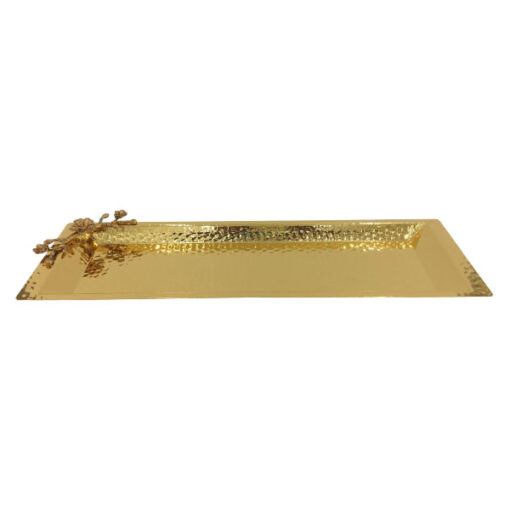 Orchid Gold Plated Long Serving Tray Large (Gold) - CD6066