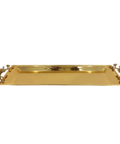 Orchid Gold Plated Long Serving Tray Large (Gold) - CD6150