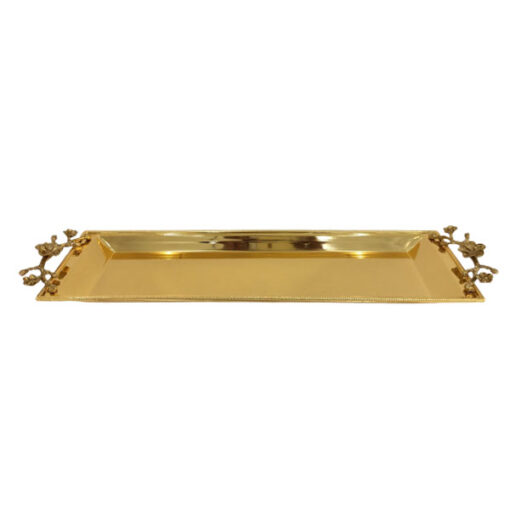 Orchid Gold Plated Long Serving Tray Large (Gold) - CD6150