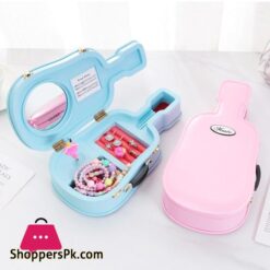 Girl Heart Guitar Music Box Creative Spin Dance Little Girl Jewelry Boxes Children39S Birthday Gift Antiquemusic Boxes