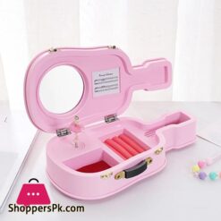 Girl Heart Guitar Music Box Creative Spin Dance Little Girl Jewelry Boxes Children39S Birthday Gift Antiquemusic Boxes