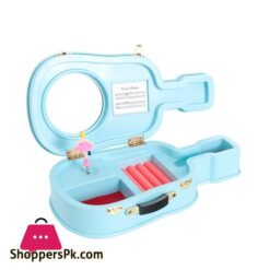 Girl Heart Guitar Music Box Creative Spin Dance Little Girl Jewelry Boxes Children39S Birthday Gift Antiquemusic Boxes