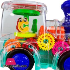 Electric Universal Gear Train Toy Set With Light And Music Electric Train Toy Children Boys And Girls Birthday Toy Gifts