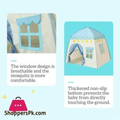 Folding Kids Tent Baby Play House Large Room Flowers Blossoming Tipi Indoor Outdoor Tent Best Birthday Gift Pink Big Teepeetoy Tents