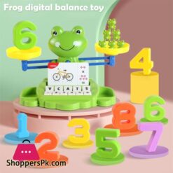 Frog Balance Math Toy Kids Learning Counting Educational Balance Scale Toy Interactive Math Counting Toy For Boys Girls Giftmath Toys