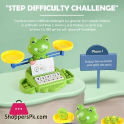 Frog Balance Math Toy Kids Learning Counting Educational Balance Scale Toy Interactive Math Counting Toy For Boys Girls Giftmath Toys