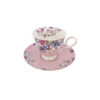 Angela Ceramic Tea Cup &Amp; Saucer Set 6 Pcs - Gs57