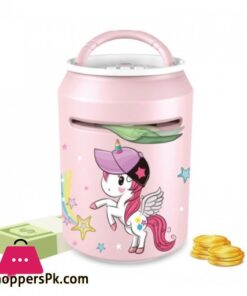Intelligent Fingerprint Atm Unlock Bank Cartoon Password Coin Saving Smart Portable Music Automatic Roll Money Box