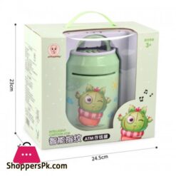 Intelligent Fingerprint Atm Unlock Bank Cartoon Password Coin Saving Smart Portable Music Automatic Roll Money Box