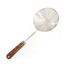 Shenya top Fry JHARA Puri MESH Frying Strainer Steel Handle K1045C