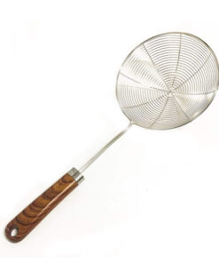 Shenya top Fry JHARA Puri MESH Frying Strainer Steel Handle K1045C