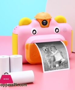 Kids Camera Instant Print Camera for Children 1080P HD Video Photo Camera Toys with 32GB CardMini Camcorders