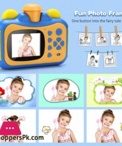 Kids Camera Instant Print Camera For Children 1080P Hd Video Photo Camera Toys With 32Gb Card 46 Kids Camera Instant Print Camera For Children 1080P Hd Video Photo Camera Toys With 32Gb Cardmini Camcorders
