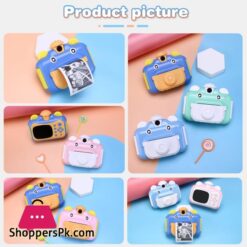 Kids Camera Instant Print Camera For Children 1080P Hd Video Photo Camera Toys With 32Gb Cardmini Camcorders