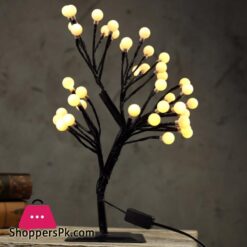 Luminarias 157in LED Cherry Blossom Ball Tree Light Table Lamp Night light Home Bedroom Wedding Christmas Indoor Decorationtree light