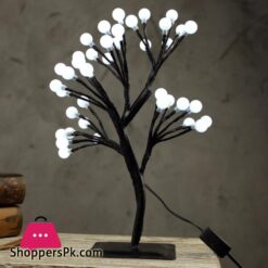 Luminarias 157In Led Cherry Blossom Ball Tree Light Table Lamp Night Light Home Bedroom Wedding Christmas Indoor Decorationtree Light