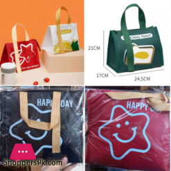 Lunch Bags For Girls Women Insulated Canvas Thermal Snack Storage Picnic Tote Kids Food Carrying Bag