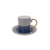 Angela Classic Ceramic Tea Cup And Saucer Set Of 6 - Mg194