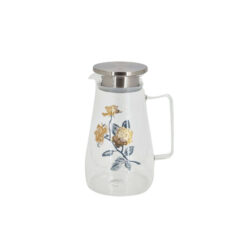 Angela Glass Jug With Steel Lid - MK114