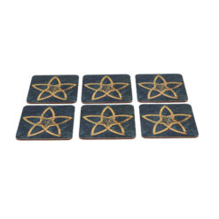 6Pcs Coaster Green Design Angela MK224