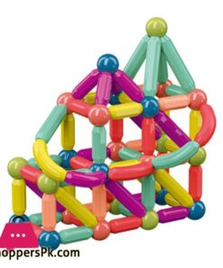 25 64Pcsset Big Size Magnetic Stick Building Blocks Magnets Magnetic Bricks Toys For Children Educational Toy Giftmagnetic