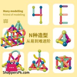 Magnetic Stick Building Blocks Magnets Magnetic Bricks Toys For Children Educational Toy Gift - 42- Pcs 13 25 64Pcsset Big Size Magnetic Stick Building Blocks Magnets Magnetic Bricks Toys For Children Educational Toy Giftmagnetic