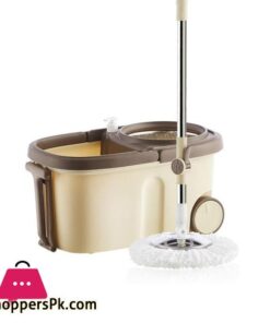 Microfiber Big Spin Mop With Stainless Steel Basket Wheels Mop Heads Sports Car Mop