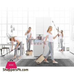 Microfiber Big Spin Mop With Stainless Steel Basket Wheels Mop Heads Sports Car Mop