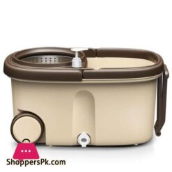 Microfiber Big Spin Mop With Stainless Steel Basket Wheels Mop Heads Sports Car Mop