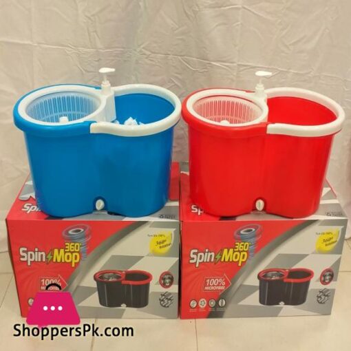 Mop 360 Degree Microfiber Spin Mop Plastic Drainer Home Clean Tools Mops Refill Random Color